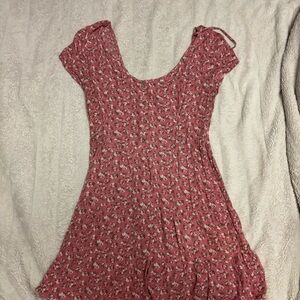 Hollister Floral Pink Dress